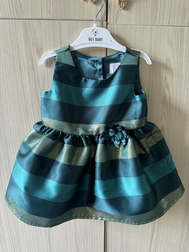 прокат детский платья: Детское платье, цвет - Зеленый, Новый