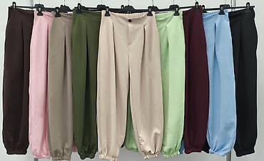 Pantalone: 🔥Ženske pantalone sa faltama i elastičnim završetkom
✅2200 din — 11