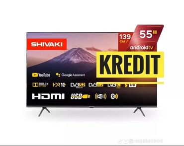 online kredit televizor: Yeni Televizor Shivaki Led 32" 4K (3840x2160), Pulsuz çatdırılma, Rayonlara çatdırılma