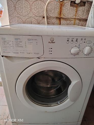paltaryuyan ve qurudan masinlar: Paltaryuyan maşın Indesit, 5 kq, İşlənmiş, Yarımavtomat, Qurutma var, Kredit var, Ödənişli çatdırılma — 3