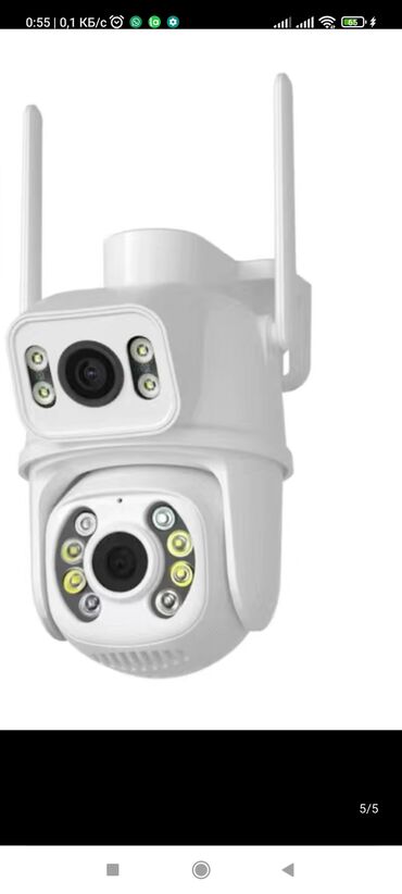 комплект наружного видеонаблюдения: Продаю онлайн наружную камеру, wi-fi .2 камеры в одной одна