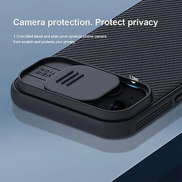 Maske i futrole za telefone: Maska Nillkin CamShield Pro za iPhone 15 6.1 zelena. Uz brzu dostavu i — 5