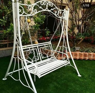 Sifarişlə bağ yelləncəkləri: Metal EN MMC olaraq istədiyiniz forma və ölçüde demir işlerinin — 4