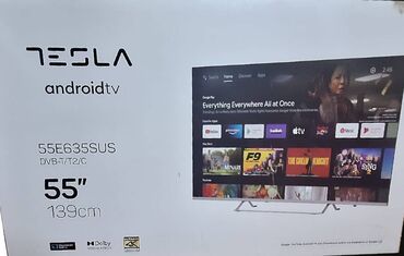 tcl tv: Yeni Televizor TCL LCD 55" 4K (3840x2160), Ünvandan götürmə, Pulsuz çatdırılma, Ödənişli çatdırılma