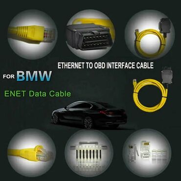 Alati za automobile: ENET kabel za BMW F-seriju ICOM OBD2 za kodiranje ENET kabel za BMW — 8