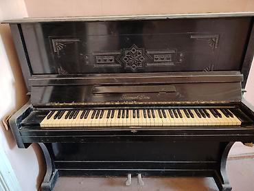 Musiqi alətləri: Upright piano – “Don” markalı - Korpus: qara rəngli, ağacdan, ön — 2