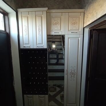 Sifarişlə dolablar: Düz dolab, Mətbəx üçün, Qonaq otağı üçün, Dəhliz üçün, Qarderob, Kupe, Korpuslu, 5 qapı — 13