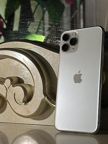 Apple iPhone: IPhone 11 Pro, Б/у, 64 ГБ, Серебристый, Зарядное устройство, Защитное стекло, Кабель, 71 % — 1