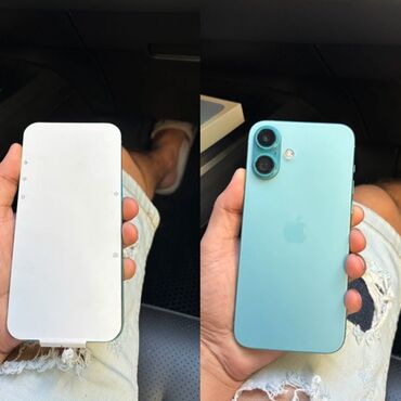 ayfon 16 qiymeti: IPhone 16, 256 GB, Yaşıl, Face ID