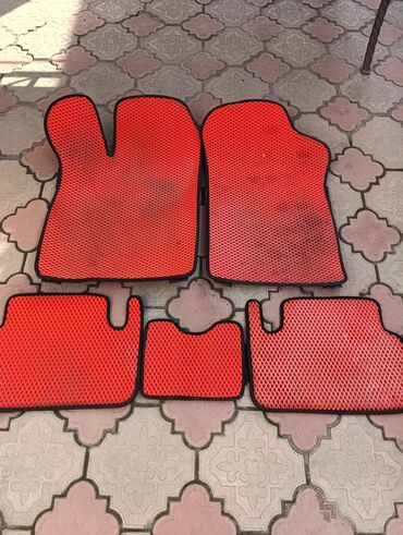 коврики на даф: Жалпак Eva Төшөмөлдөр Салон үчүн Universal Poliki, түсү - Кызыл, Колдонулган, Өзү алып кетүү, Акылуу жеткирүү