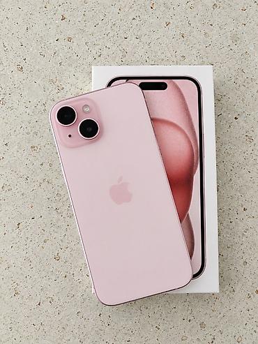 aux iphone: IPhone 15, 128 GB, Çəhrayı, Face ID — 1