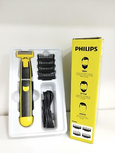 mini utu: Philips One Blade - Üzqırxan 7000RPM 600MAH 120 Dəqiqə 1/2/4/6mm Sarı — 4
