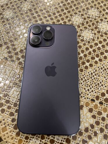 iphone 15 pro max qiymeti irşad: IPhone 14 Pro Max, 256 GB, Deep Purple, Zəmanət, Face ID, Sənədlərlə