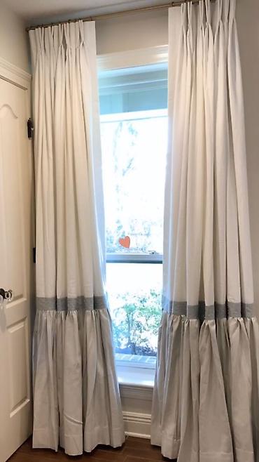 Шторы и занавески: Комплект штор, Хлопок, Изготовление на заказ, Для спальни — 3