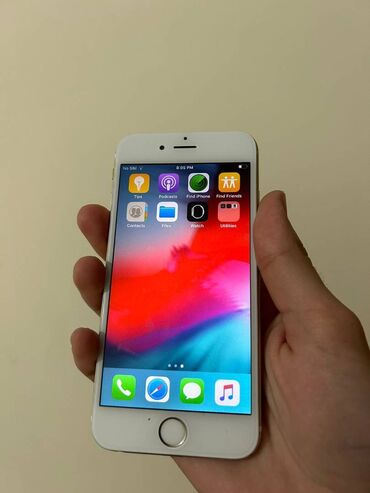 iphone 6 plus ekran: IPhone 6, 64 GB, Gümüşü, Barmaq izi