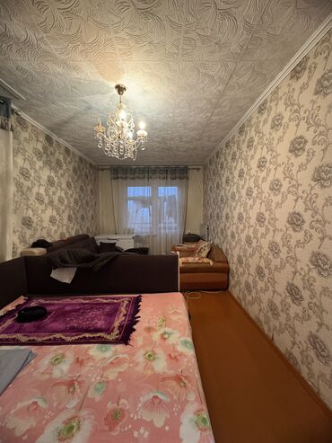 купить квартиру в строящемся доме бишкек: 2 бөлмө, 52 кв. м, 105-серия, 3 кабат, Эски ремонт