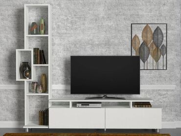 televizor altligi dizayn: Yeni, Künc Tv altlığı, Polkalı, Laminat, Azərbaycan
