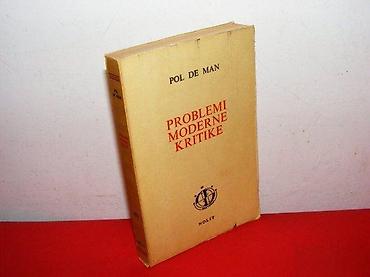 ski pantalone devojcice: Pol de Man-Problemi moderne kritike Nolit, Beograd,1975 stanje veoma — 1