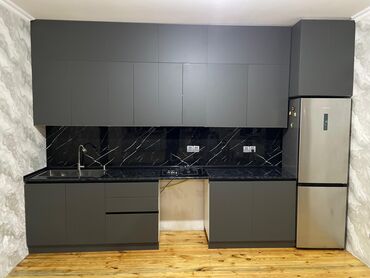 Sifarişlə mətbəx mebeli: Sifarişlə mətbəx dəsti, Özü çəkən petlələr, MDF, Kredit yoxdur, Pulsuz çatdırılma, Ödənişli çatdırılma, Rayonlara çatdırılma — 29