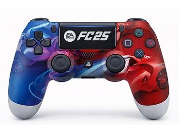iphone 11 telefon: PlayStation DualShock 4 oyun pulti – EA Sports FC25 temalı xüsusi — 1