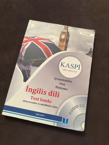 2ci əl velosipet: Ingilis dili “Kaspi abituriyent” 2-ci neşr 2019. Işlenilmeyib. Test