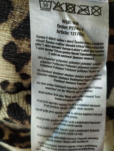 Bluze: "JANINA" Bluza Leopard Print - Kratak Rukav * L ⭕ Stanje: Odlično - — 9