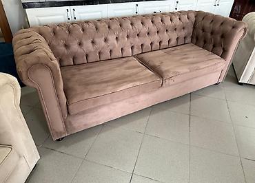 Divan və kreslo dəstləri: Yeni,çox keyfiyyətli və möhkəm Çester divan-kreslo dəsti — 6