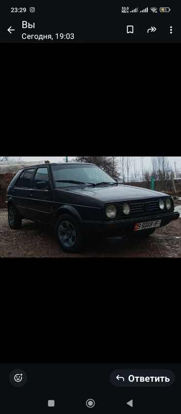 Volkswagen: Volkswagen Golf: 1988 г., 1.8 л, Механика, Бензин, Универсал