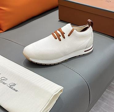 обувь для дома: Кроссовки Loro Piana Knit Sneakers Премиальные повседневные кроссовки — 2