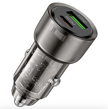 jack e4: Автомобильное зарядное устройство Hoco Z52 (Crystal Mini), 38 Вт - — 4