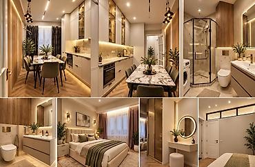 квартира 2 к: 2 комнаты, 48 м², Технопарк Индивидуалка, 13 этаж, Дизайнерский ремонт — 1