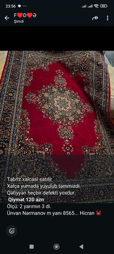 сушилка для белья электрическая: Xalça Dekorativ, İran, Kredit yoxdur lalafo.az -da сушилка для белья электрическая: Xalça Dekorativ, İran, Kredit yoxdur