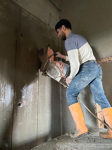 sulu vintilyator: Beton deşmə və kəsim xidməti - Diamant karotla dəqiq beton deşmə — 4