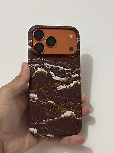 Мобильные телефоны и аксессуары: IPhone 17 Pro Max, Б/у, 256 ГБ, Оранжевый, Защитное стекло, Чехол, 99 % — 5