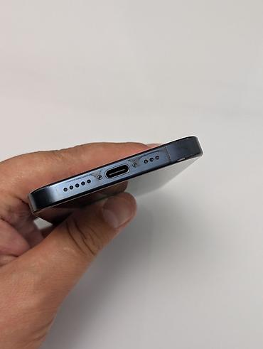 poco x 2: IPhone 15 Pro, Б/у, 256 ГБ, Blue Titanium, Защитное стекло, 92 % — 6