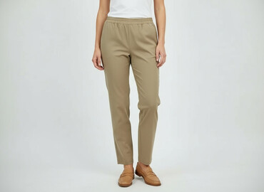 Women's Pants: Spodnie materiałowe damskie, rozmiar L