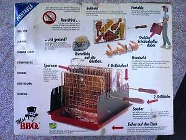 Sve za roštilj: Prenosivi roštilj “Mr. BBQ” u koferu - Kompaktan sklopivi roštilj — 14