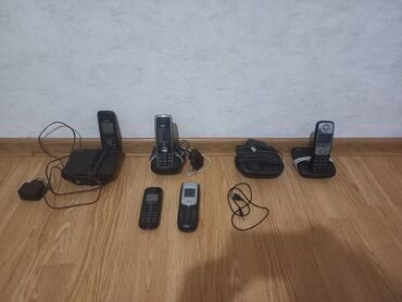 telefon 40 manat: Stasionar telefon Gigaset, Simli, İşlənmiş, Ünvandan götürmə