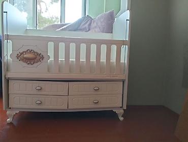 lay lay matras: Uşaq beşiyi – “Baby Mood” model - Rəng: krem/ağ tonlarında, klassik — 4