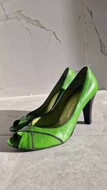 мужской обувь: Туфли 38, цвет - Зеленый