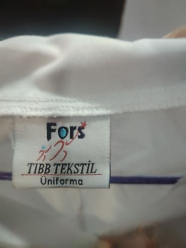 Медицинская одежда: Məhsul: Fors Tibb Tekstil – Unifroma (ağ xalat) - Rəng: ağ - Model — 2