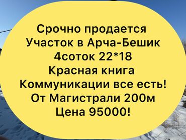 Продажа участков: 4 соток, Для строительства, Красная книга