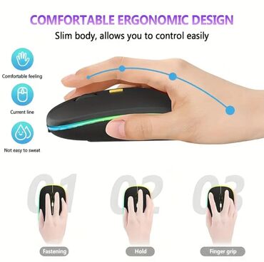 Mauslar: 7AZN-dən başlayaraq Naqilsiz, Səssiz Siçan 2.4G Bağlantısı İstifadə — 10