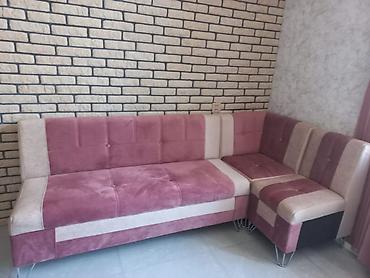 mətbəxt divanı: Künc divan, Yeni, Açılmayan, Bazalı, Parça, Çatdırılma yoxdur — 2