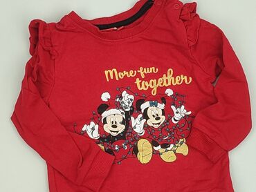 koszulka z rowerem: Sweatshirt, Disney, 12-18 months, condition - Very good