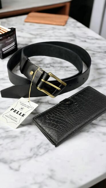 Ремни и пояса: Ремень из натуральной кожи. Толщина 3-4 мм. Длину подберем — 8