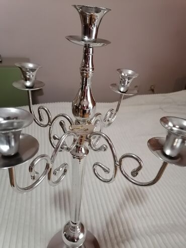 dekor jastuci: Candlestick, color - Silver, New