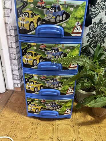 солдатская форма для детей: Бала үчүн комод, Колдонулган, Бөбөктөр үчүн кийим алмаштыруучу үстөлсүз, Желим, түсү - Көк