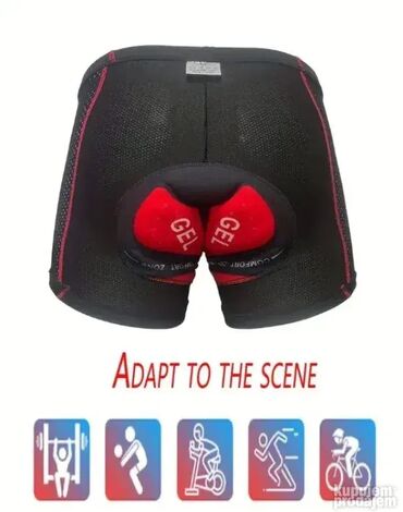 Helanke, biciklistički šortsevi: Model 2 Gel uložak sa slike se nalazi sa unutrašnje strane šorca! NOVO — 8