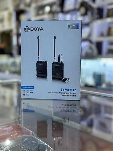 radio: "Boya BY-WFM12" mikrofonu Videokamera və telefonlarlar üçün simsiz — 1